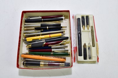 Lot 2056 - A small quantity of fountain pens and...