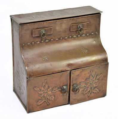 Lot 2341 - An early 20th century copper hand made desk...