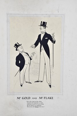 Lot 2119 - A vintage advertising show card/card sign, 'Mr...