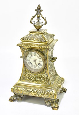 Lot 2279 - A late 19th/early 20th century French brass...