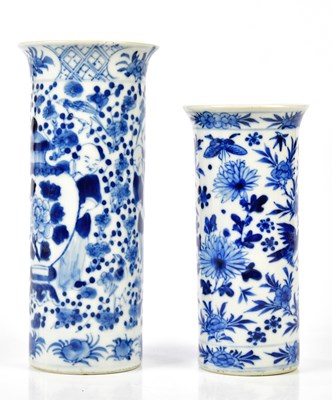 Lot 1088 - Two late 19th century Chinese blue and white...