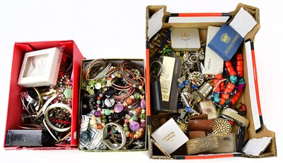 Lot 398 - An extensive collection of costume jewellery...