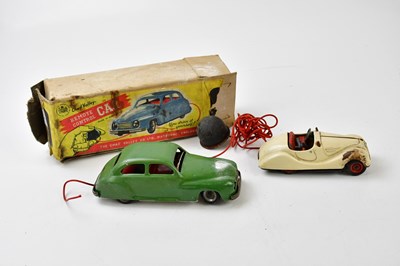 Lot 2257 - CHAD VALLEY; a boxed tin plate electric car,...