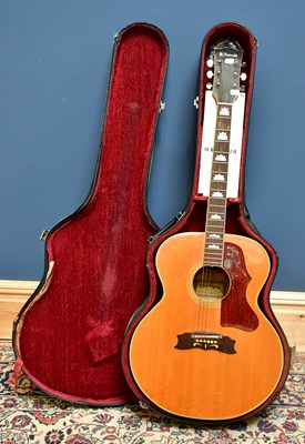 Lot 2157 - K. SUZUKI; a cased acoustic guitar.