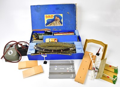Lot 2264 - HORNBY; a Dublo electric train set, together...
