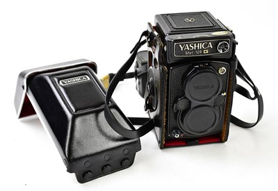 Lot 2163 - YASHICA; a Mat-124G twin lens camera, with...
