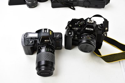 Lot 2177 - RICOH; an XR-X camera with Sigma zoom-K lens,...