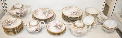 Lot 453 - A quantity of Japanese hand painted tea ware...