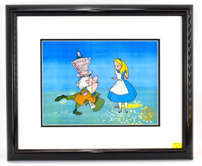 Lot 603 - WALT DISNEY; an animation Sericell (serigraph),...