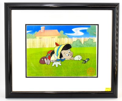 Lot 605 - WALT DISNEY; an animation Sericell (serigraph),...