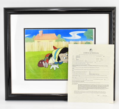 Lot 605 - WALT DISNEY; an animation Sericell (serigraph),...