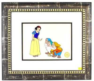 Lot 606 - WALT DISNEY; an animation Sericell (serigraph),...