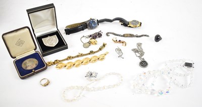 Lot 802 - A mixed lot of costume jewellery including...