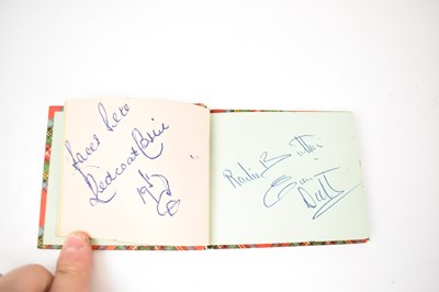 Lot 285 - Two autograph albums with various signatures...