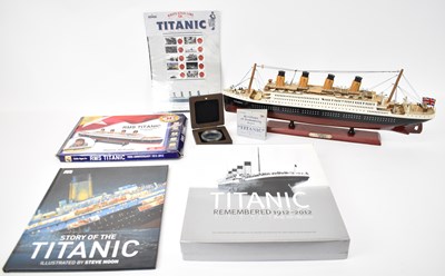 Lot 225 - TITANIC INTEREST; a mixed lot including model...