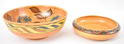 Lot 456 - CLEWS & CO; two 'Chameleon' ware bowls, the...