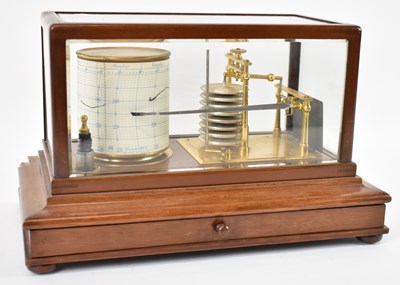 Lot 211 - A modern cased barograph, width 36cm.