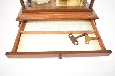 Lot 211 - A modern cased barograph, width 36cm.