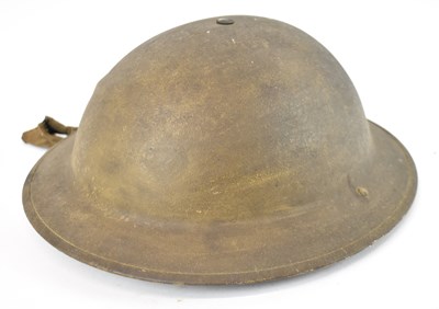 Lot 407 - A WWII army helmet.