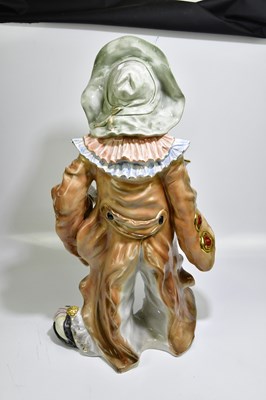 Lot 1439 - 'SCARY CLOWN'; a large 1970s pottery figure of...