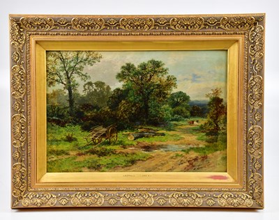 Lot 369 - LEOPOLD RIVERS (1852-1905); oil on board,...