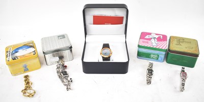 Lot 848 - EON; a boxed lady's wristwatch, together with...