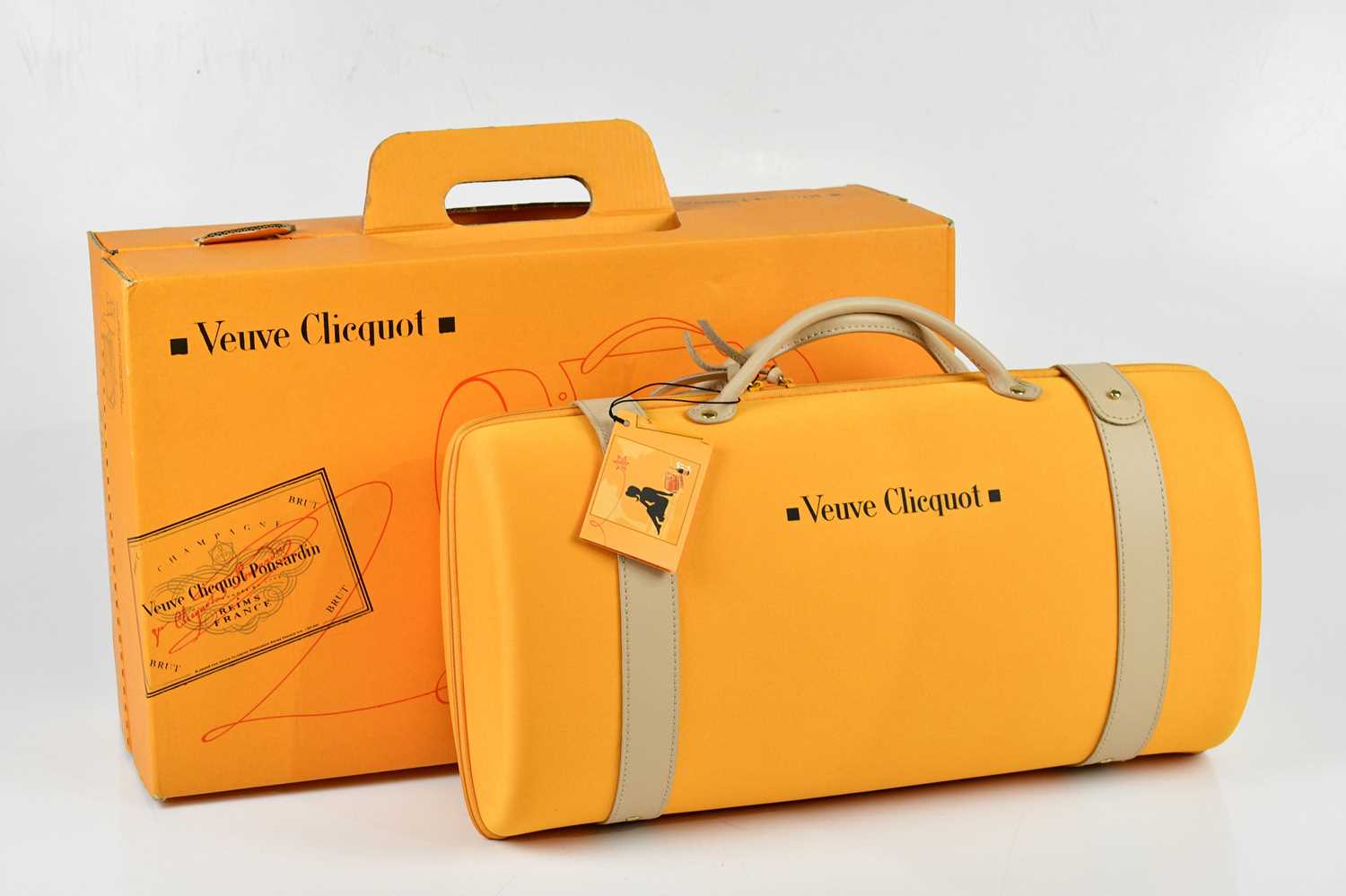 Lot 4323 - VEUVE CLICQUOT; a travelling champagne case.