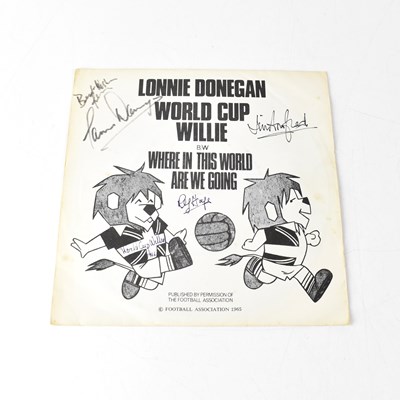 Lot 689 - WORLD CUP 1966; 'World Cup Willie', signed to...