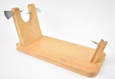 Lot 275 - A modern oak meat carving frame/ham stand.