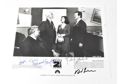 Lot 129 - NAKED GUN 2 1/2; a black and white promotional...