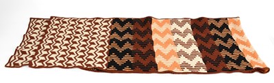 Lot 791 - MISSONI; a 100% wool black, orange and cream...