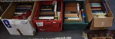 Lot 278 - Nine boxes of assorted books, various subjects...