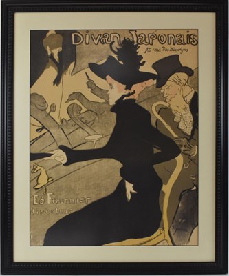 Lot 133 - AFTER TOULOUSE-LAUTREC; a French theatre...