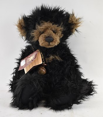 Lot 311 - CHARLIE BEARS; a grey coloured stuffed bear...