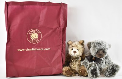 Lot 304 - CHARLIE BEARS; two stuffed bears titled 'Buddy'...