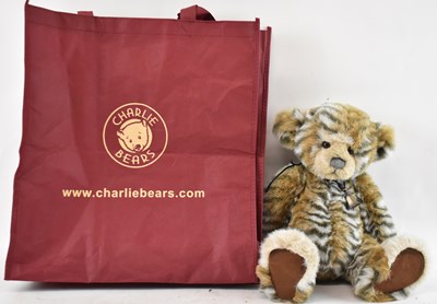 Lot 305 - CHARLIE BEARS; a large stuffed bear titled...