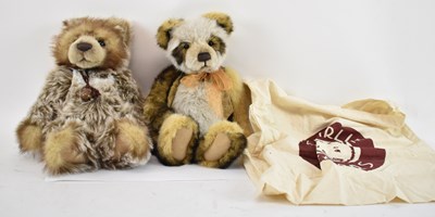 Lot 315 - CHARLIE BEARS; two Anniversary stuffed bears...