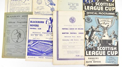 Lot 691 - Twelve vintage English football programmes,...