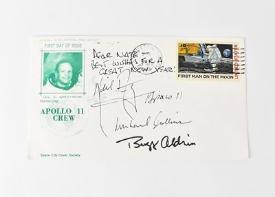 Lot 736 - SPACE EXPLORATION; a first day cover bearing...