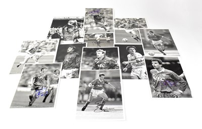 Lot 675 - EVERTON FC; a collection of black and white...