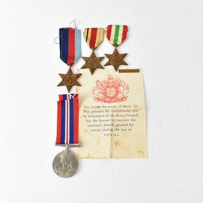 Lot 548 - ROYAL ARTILLERY 1713053 GUNNER ARTHUR TAYLOR;...