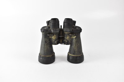 Lot 570 - A pair of WWII Kriegsmarine binoculars, 7 x 50,...