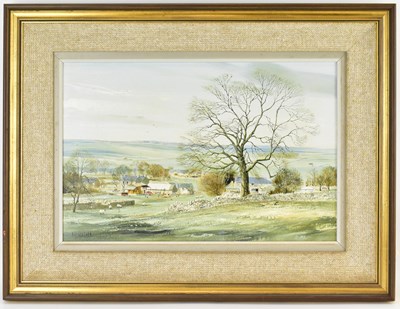 Lot 619 - MICHAEL D. BARNFATHER (born 1934); oil on...