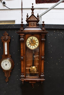 Lot 160 - An inlaid Mahogany Vienna wall clock, the...