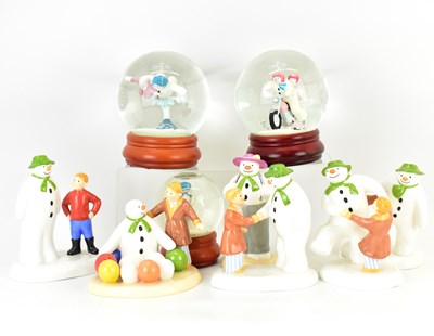 Lot 454 - COALPORT; six porcelain figures from the...