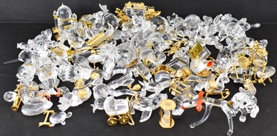 Lot 470 - SWAROVSKI; a large collection of crystal...