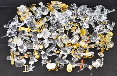 Lot 470 - SWAROVSKI; a large collection of crystal...