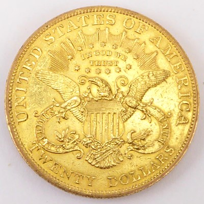 Lot 836 - A US 1904 Liberty $20 gold coin, diameter...