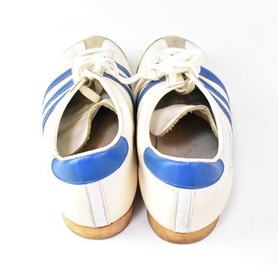 Lot 357 - ADIDAS; a pair of vintage Rom trainers, size 8.