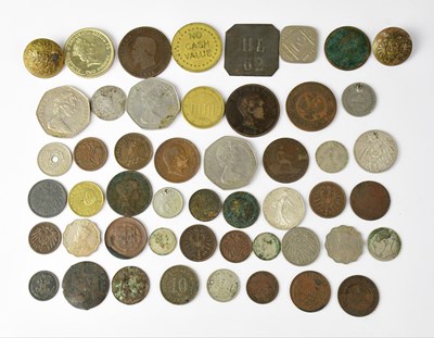 Lot 969 - Various mixed world coins to include some...